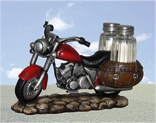 GSD28337 Spicy Rider Motorcycle Salt & Pepper Shaker Set